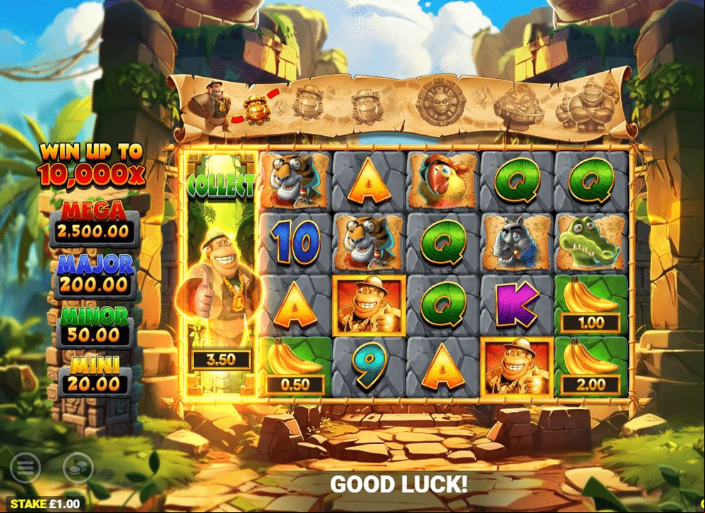 Screenshot of a winning spin on the online slot game Kong 3 Even Bigger Bonus by Blueprint Gaming, available to play at the best UK casino sites.